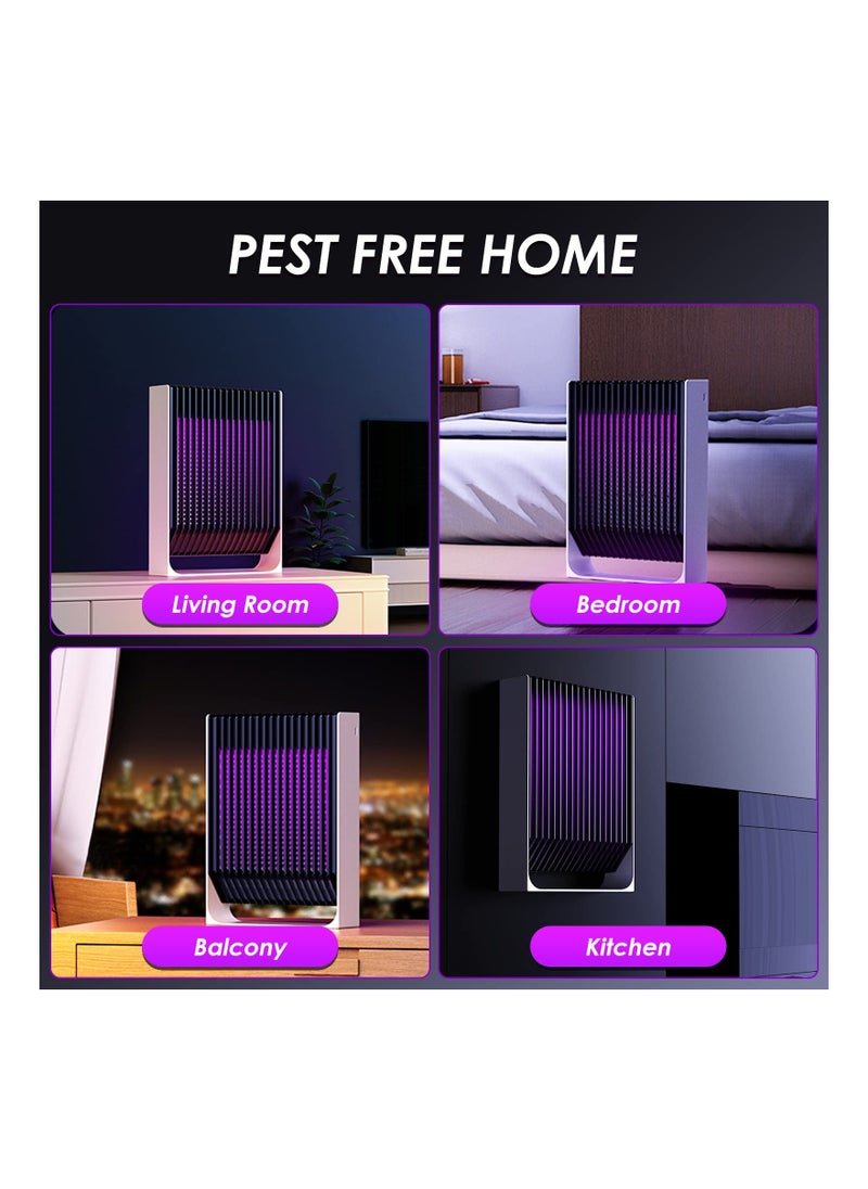 Electric Bug Zapper Indoor Mosquito Portable Killer Insect Fly Trap for Home Kitchen Bedroom Living Room Balcony UV Lamp Light