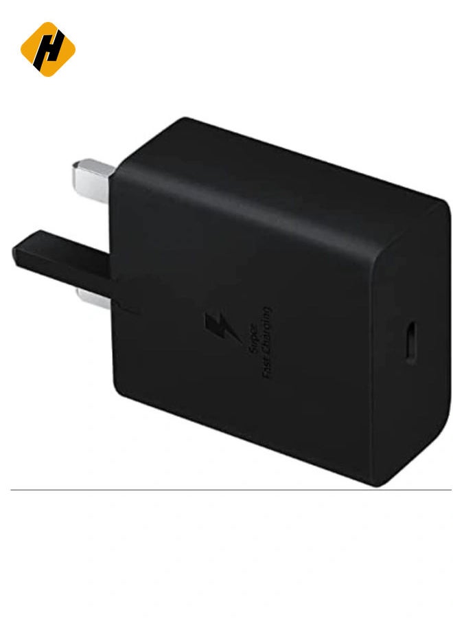 45W PD Fast Charge Travel Adapter with USB-C to USB-C Cable Black