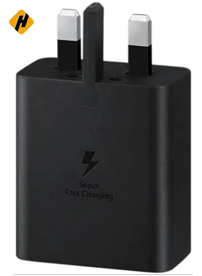 45W PD Fast Charge Travel Adapter with USB-C to USB-C Cable Black