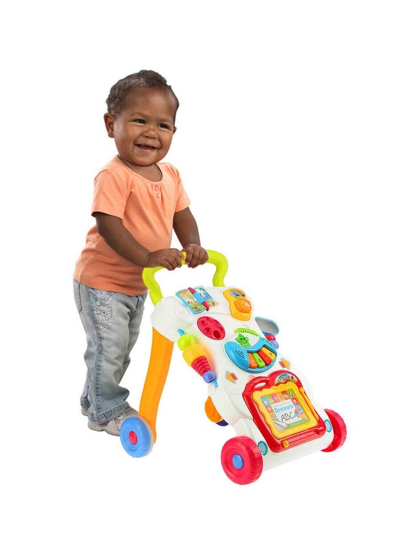 Baby Walker Trolley - Multi-Function Baby Sit to Stand Walkers