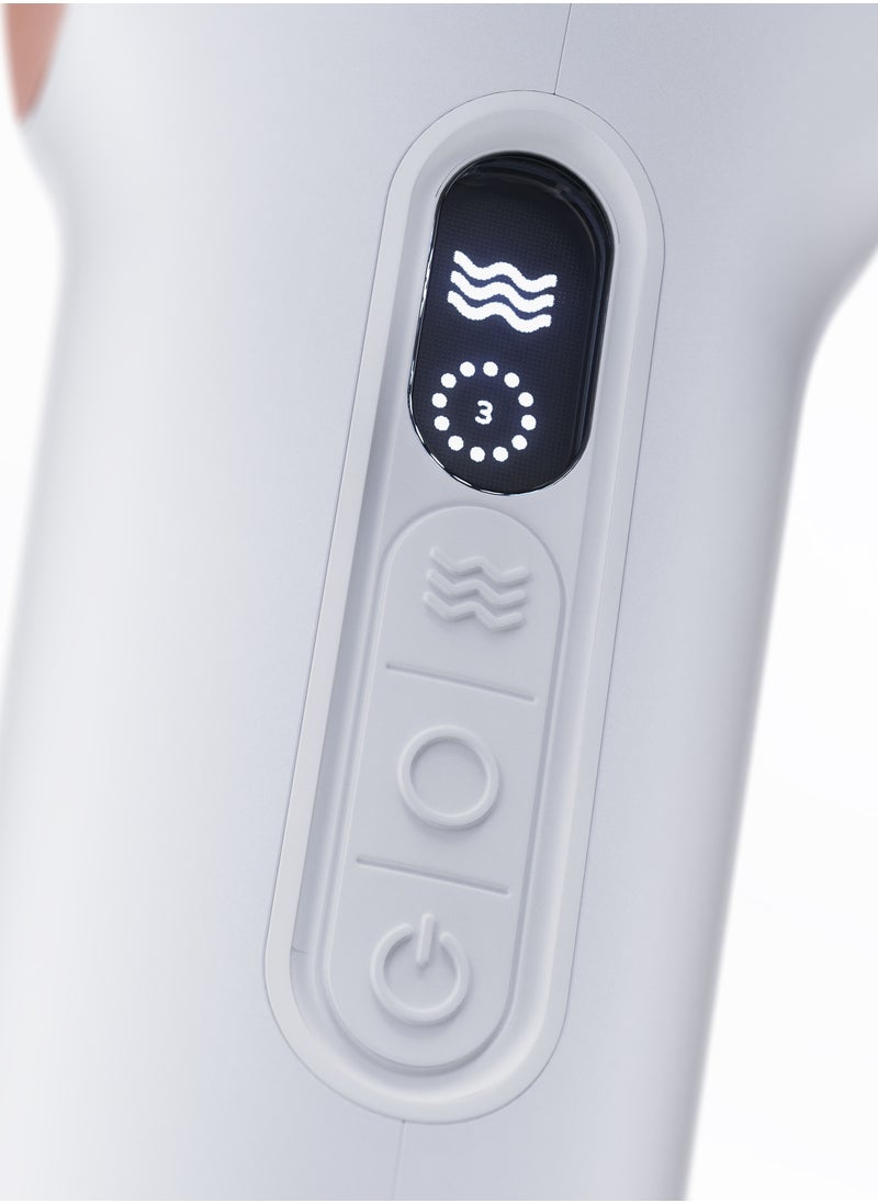 TheraFace PRO - Handheld Facial Massage Device - Compact Electric Face and Skin Care Therapy Tool - 8-in-1 Treatment with Microcurrent and LED Light Therapy Rings for Ultimate Personal Beauty, White