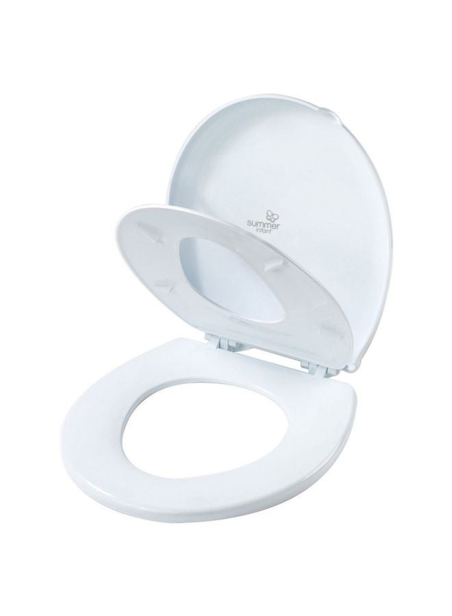 2-In-1 Toilet Topper - White