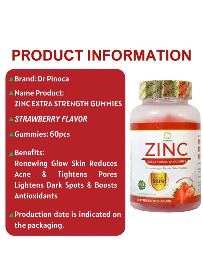 Dr. Pinoca Zinc Extra Strength Gummies