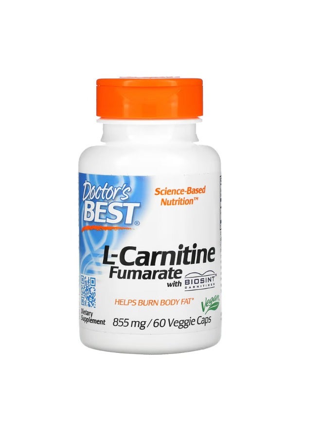 LCarnitine Fumarate with Biosint Carnitines 855 mg 60 Veggie Caps