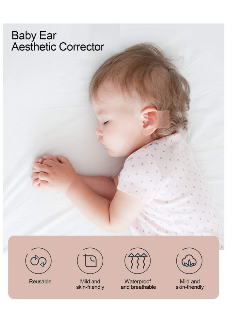 Baby Auricle Valgus Correction Patch Silicone Newborn Baby Ear Aesthetic Correctors Kids Infant Protruding Ear Patch Stickers for Newborn Infant Correction Health Care