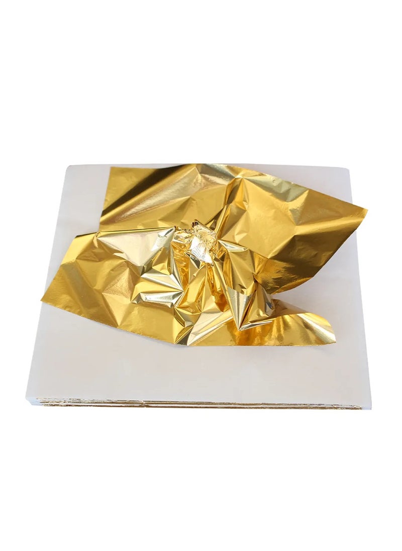 13x13.5cm Gifts decorativeB gold 100 sheets/pack Nail art DIY artwork decoration Genuine antique copper foil