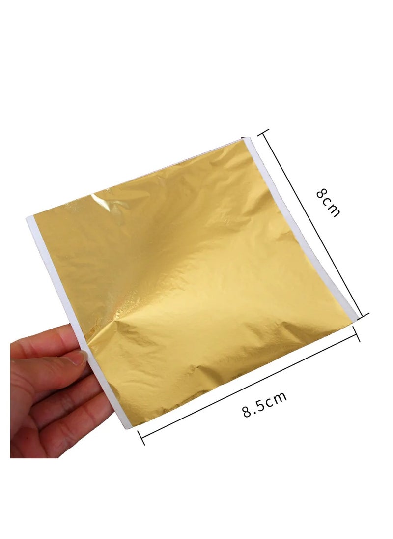 13x13.5cm Gifts decorativeB gold 100 sheets/pack Nail art DIY artwork decoration Genuine antique copper foil