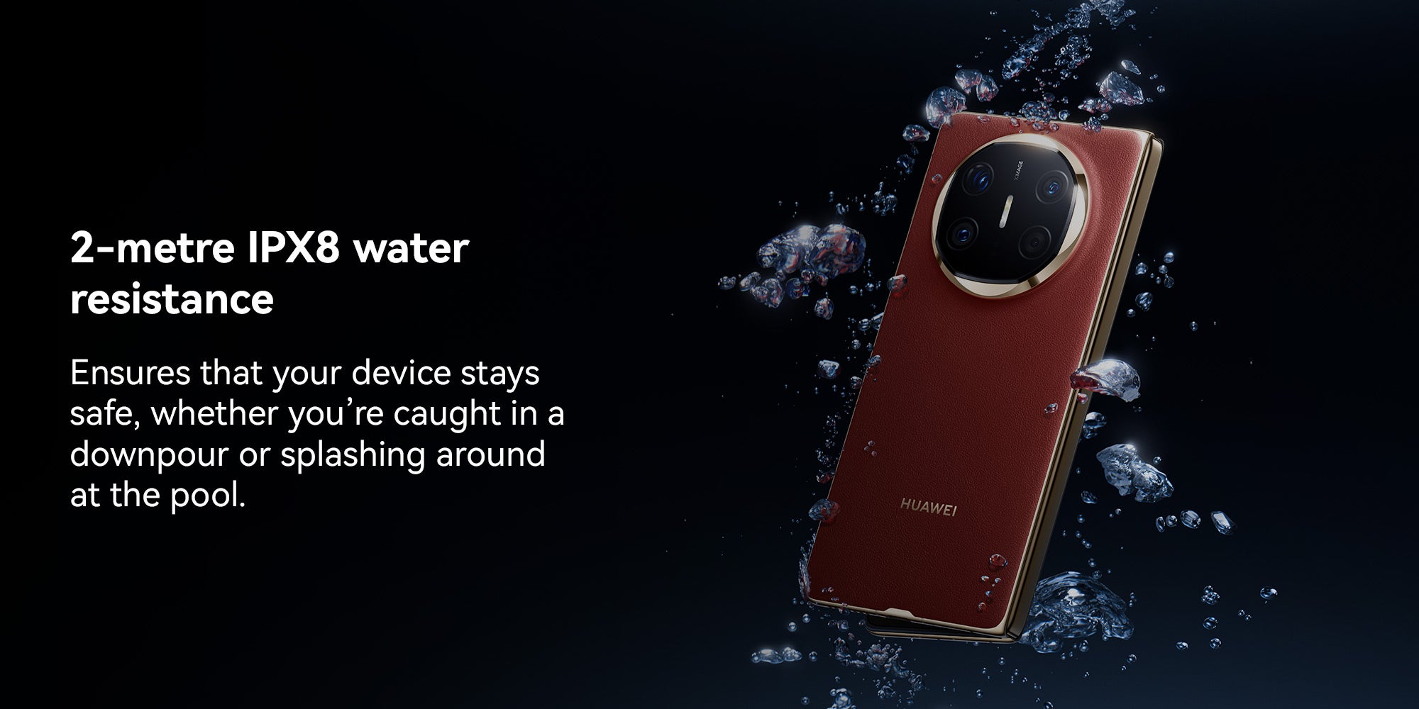 Mate X6 Nebula Red Dual SIM 4G 12GB RAM 512GB with GT4 Titanium + 6-Months Huawei Care+ - Middle East Version