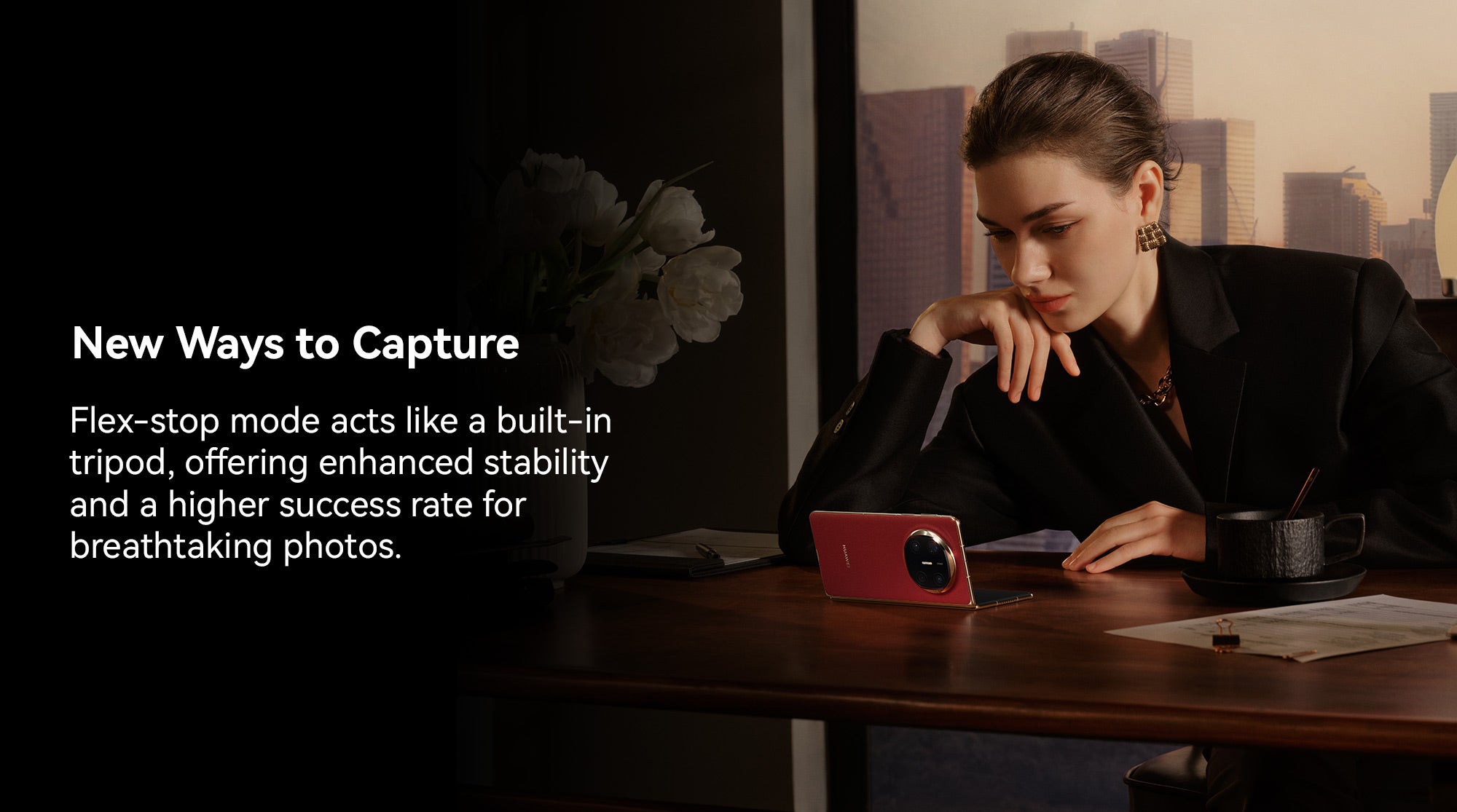 Mate X6 Nebula Red Dual SIM 4G 12GB RAM 512GB with GT4 Titanium + 6-Months Huawei Care+ - Middle East Version