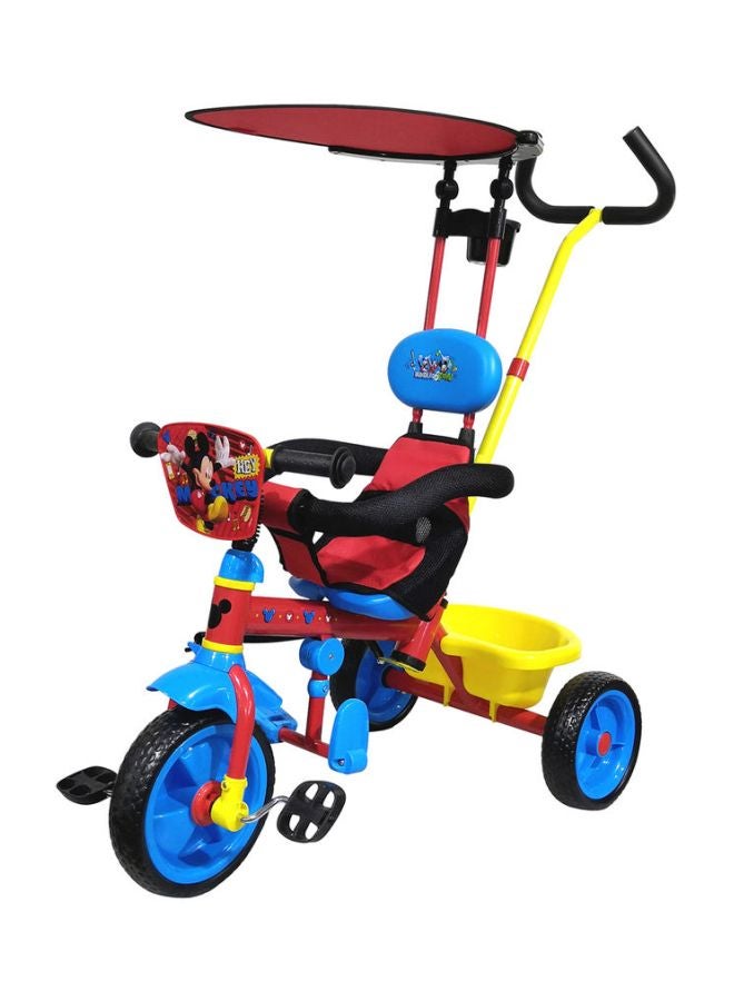 Mickey Trike With Push Handle 61x26x40cm