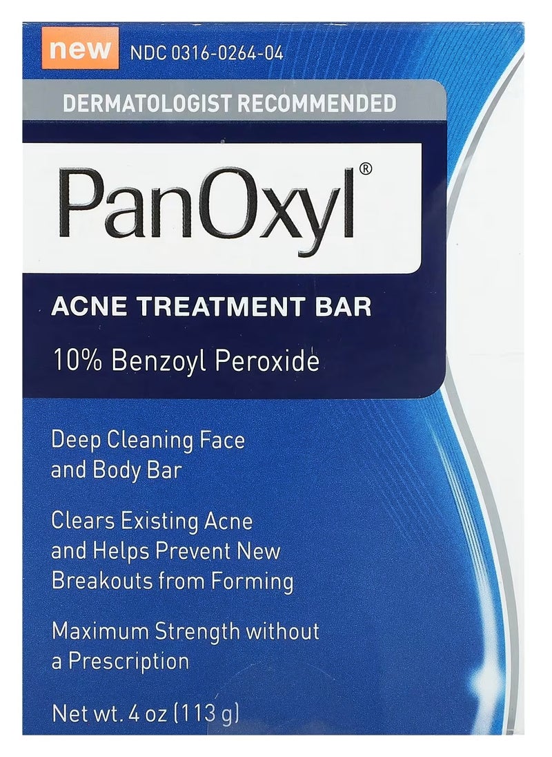 10% Benzoyl Peroxide Acne Cleansing Bar 113grams