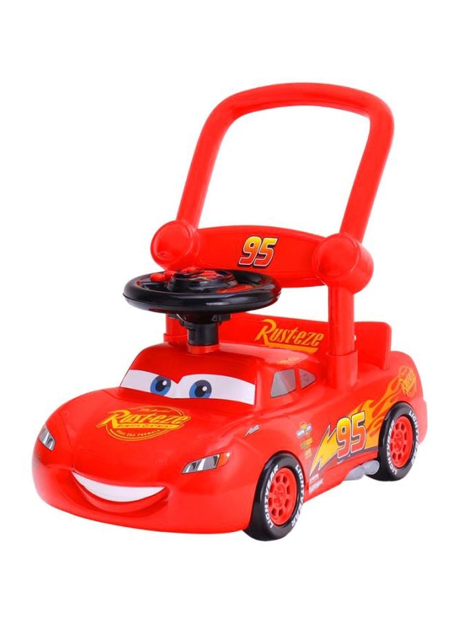 Lighting Mcqueen Sit To Stand Walker Vibrant Colours Durable Comfortable Lightweight 62x56x68cm