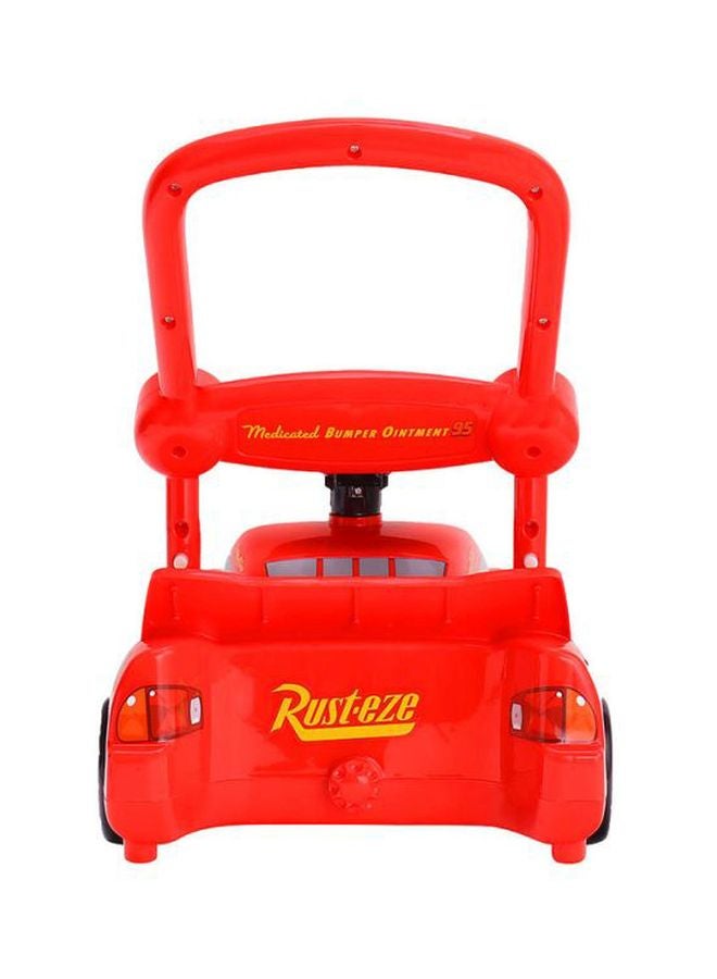 Lighting Mcqueen Sit To Stand Walker Vibrant Colours Durable Comfortable Lightweight 62x56x68cm