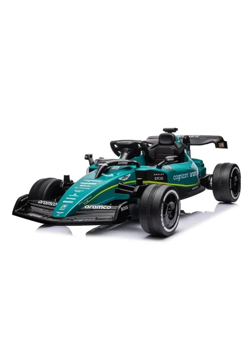 Aston Martin Go Kart Rideon Car - Green