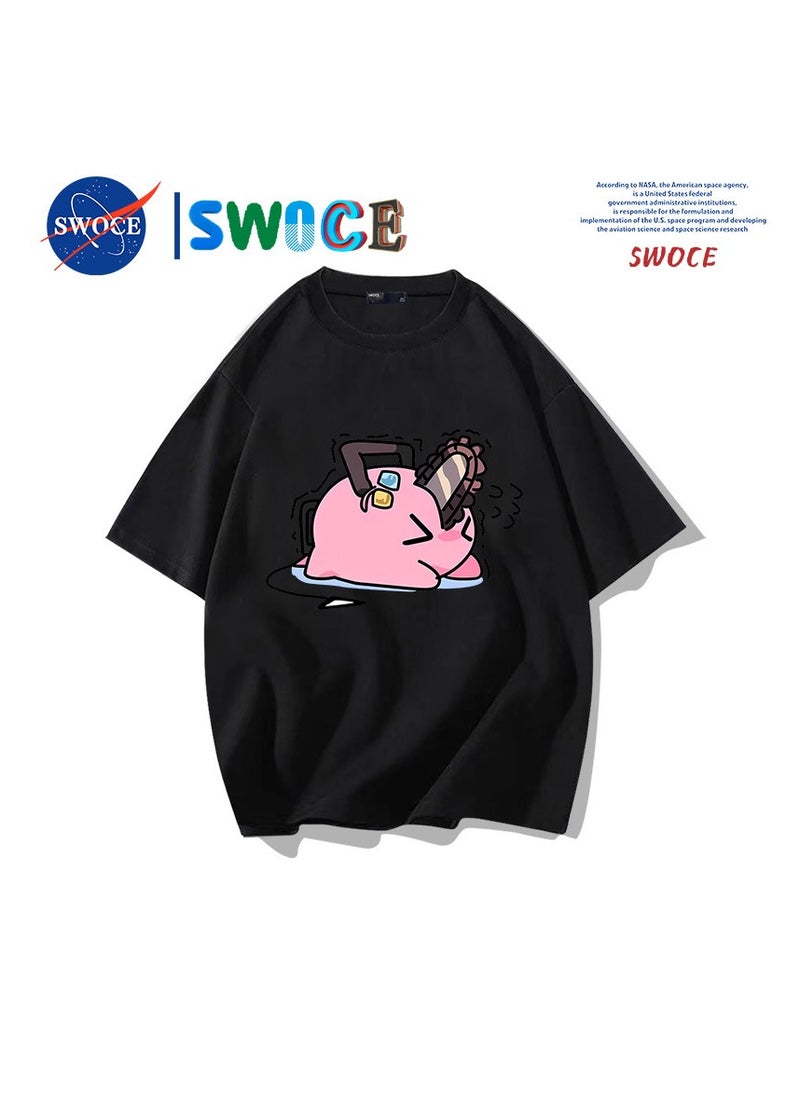 New Fashion Cartoon Anime SWOCE Cotton T-shirt