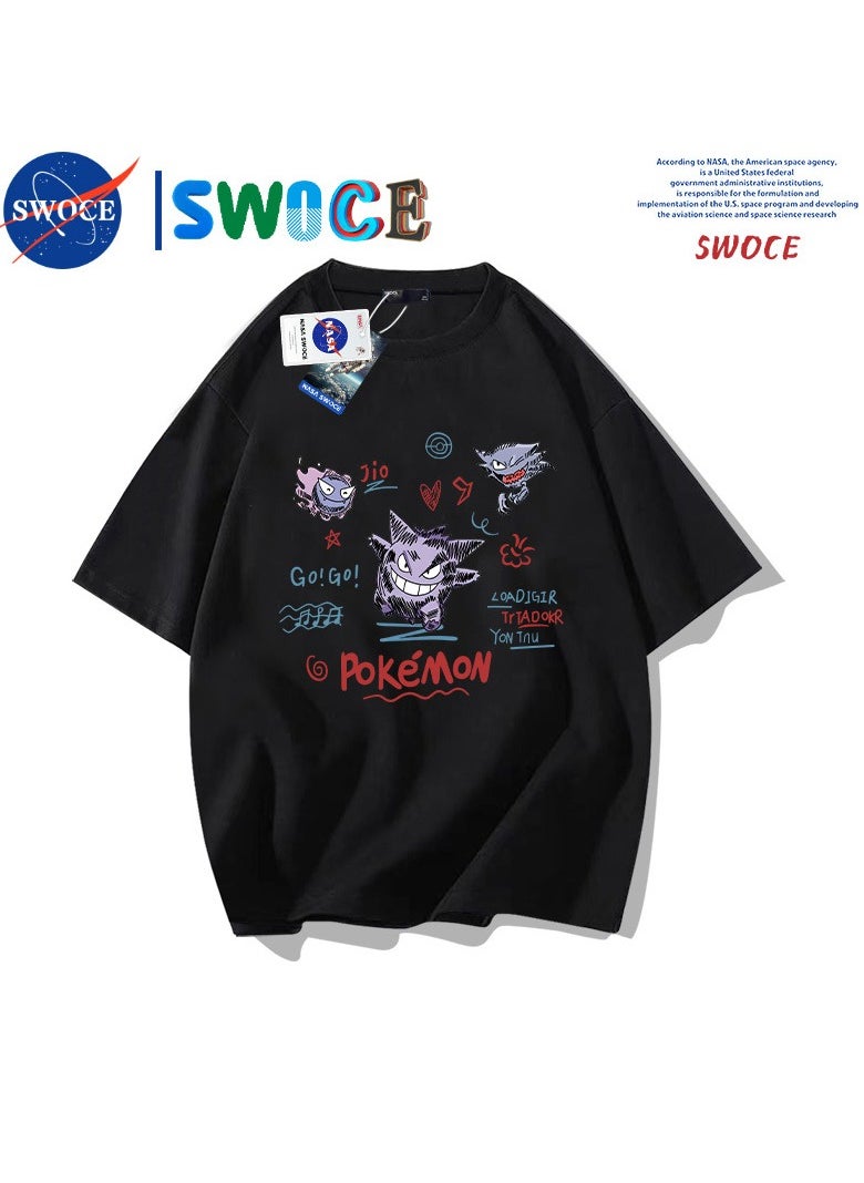 New Fashion Cartoon Anime SWOCE Cotton T-shirt