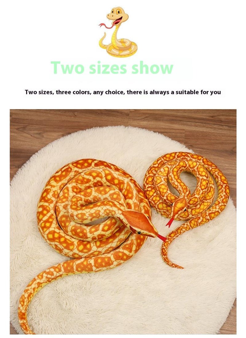 Excefore Realistic Wild Life Action Model Lifelike Snake Plush Toy Figurines Prank Props Stress Relif Toys Educational Toys Birthday Gift For Kids