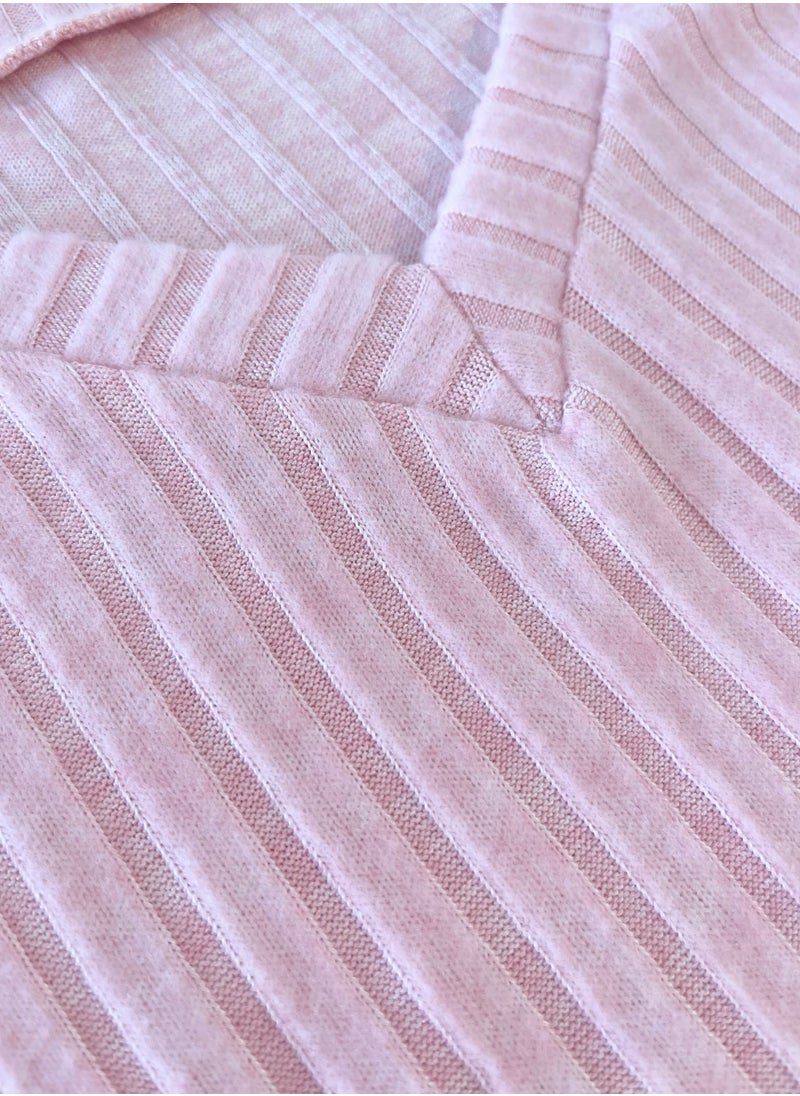Women's pajama set, Soft and Comfy, Color Pink, Long Sleeve, Pants