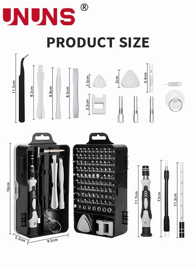 122-Piece Upgraded Precision Screwdriver Set, Electronics Repair Tool Kit, Mini Screwdriver Set All In One for Electronics, iPhone, Jewelers, Laptop and Small Repairs