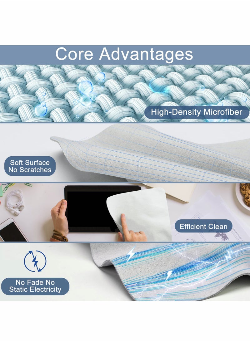 Polishing Cloth for Apple 2022, Soft Nonabrasive Material Polish Cleaning Cloth for Electronic Screens Compatible with iPhone,iWatch,iPad,MacBook (2-Pack)