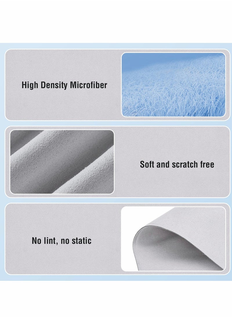 Polishing Cloth for Apple 2022, Soft Nonabrasive Material Polish Cleaning Cloth for Electronic Screens Compatible with iPhone,iWatch,iPad,MacBook (2-Pack)