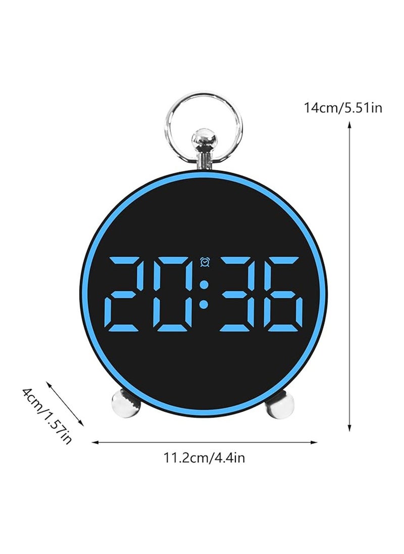 Digital Wall Clock with LED Display,Adjustable Brightness Digital Alarm Clock withTemperature,Weather Forecasts,Date,12/24H,Digital Clock Large Display,Wall Mounted, ﻿