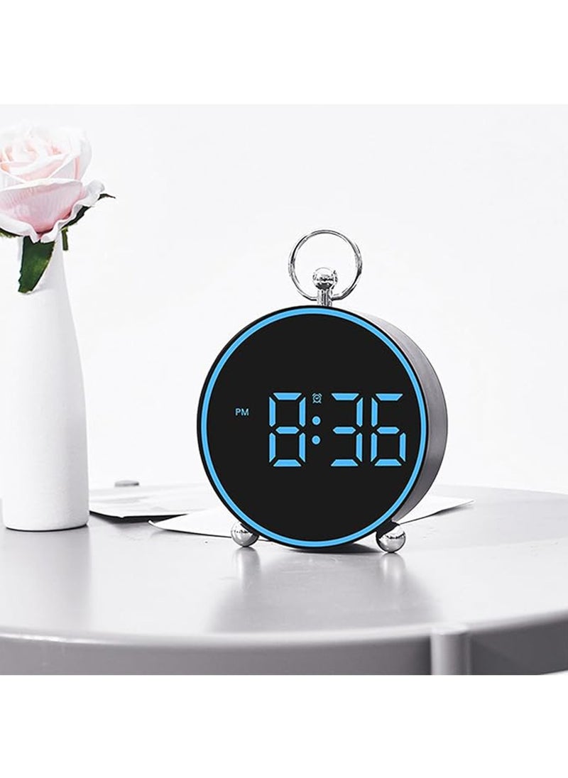 Digital Wall Clock with LED Display,Adjustable Brightness Digital Alarm Clock withTemperature,Weather Forecasts,Date,12/24H,Digital Clock Large Display,Wall Mounted, ﻿