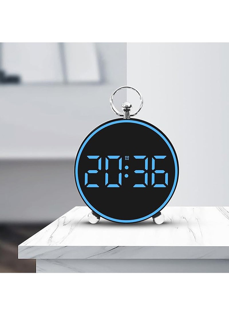 Digital Wall Clock with LED Display,Adjustable Brightness Digital Alarm Clock withTemperature,Weather Forecasts,Date,12/24H,Digital Clock Large Display,Wall Mounted, ﻿