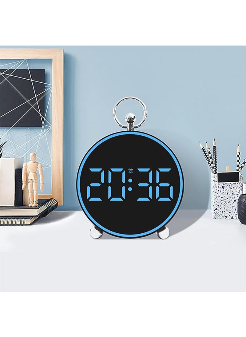 Digital Wall Clock with LED Display,Adjustable Brightness Digital Alarm Clock withTemperature,Weather Forecasts,Date,12/24H,Digital Clock Large Display,Wall Mounted, ﻿