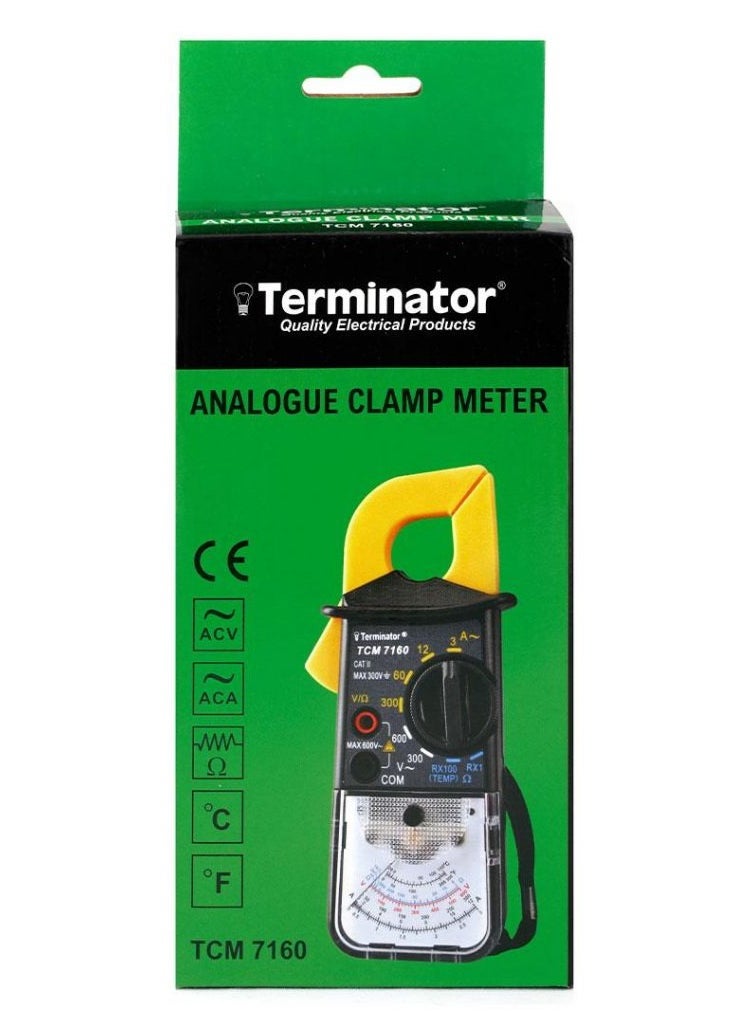 CLAMP METER ANALOG TCM-7160 600V AC, 300A AC