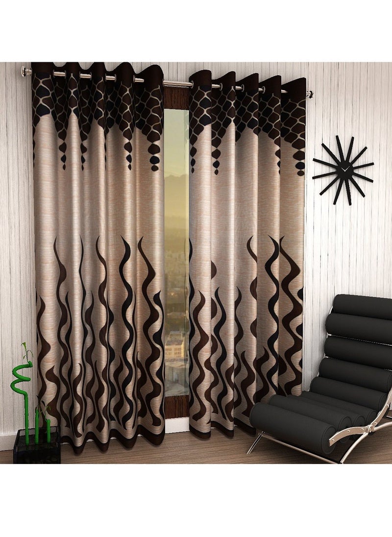 Door Curtains - 7 Feet Long, Set of 2