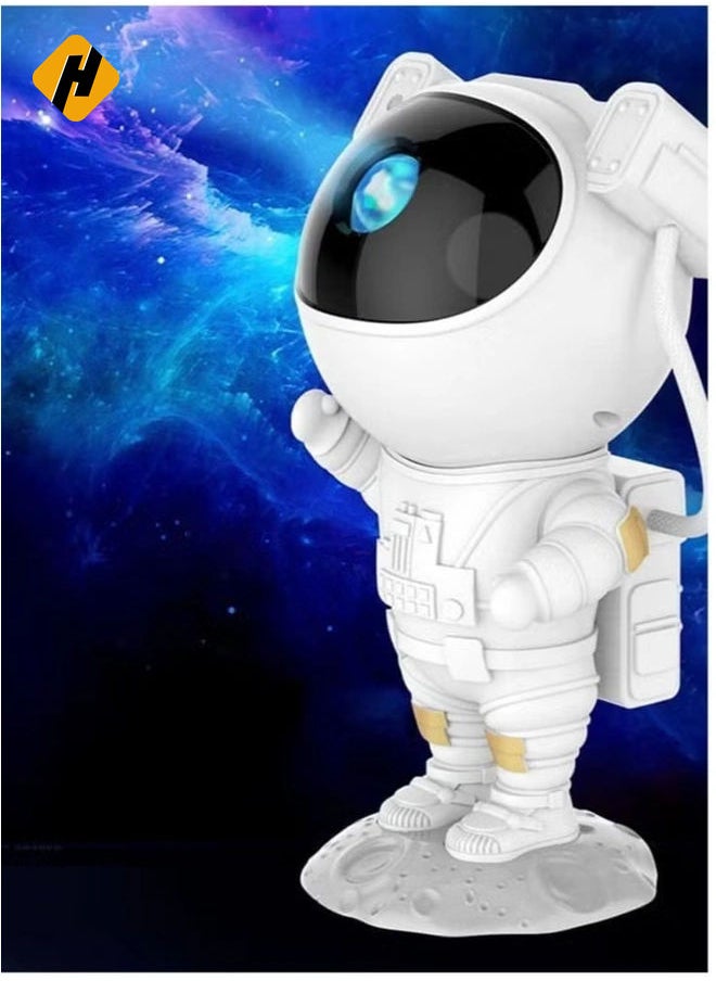 Starry Night Light Projector Astronaut LED Projection Lamp with Remote Control, Adjustable Head Angle,Gift for Kids Adults Home Party Ceiling Decor