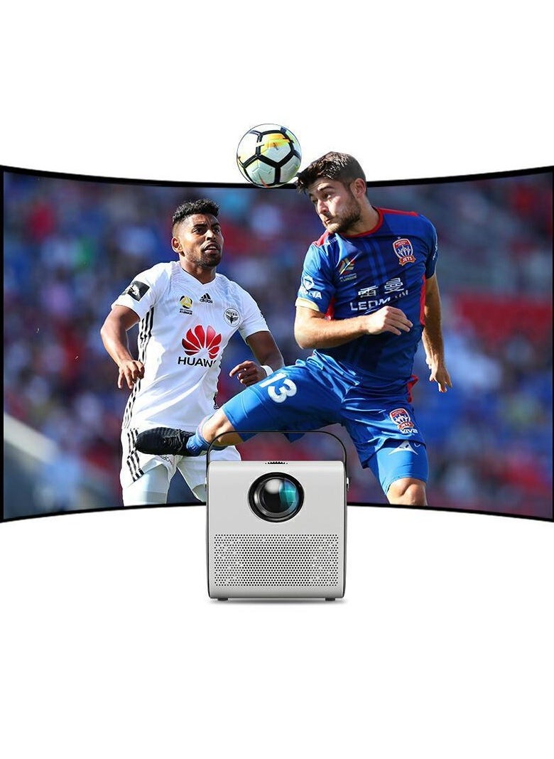 Q3 Smart Projector with Ultra-High-Definition Display, Wireless Connectivity, and Compact Design for Home and Learning Use