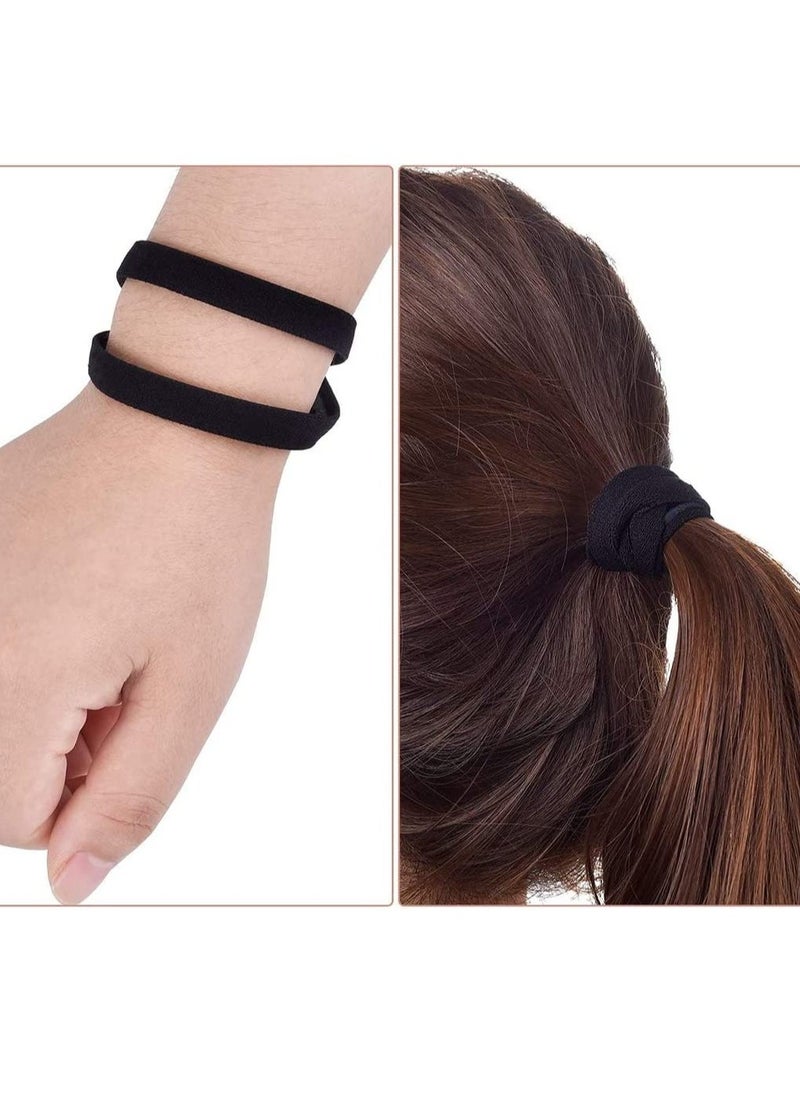 4 Pieces Thick Non-Slip Elastic Sport Headbands Football Hair Headbands for Women and Men