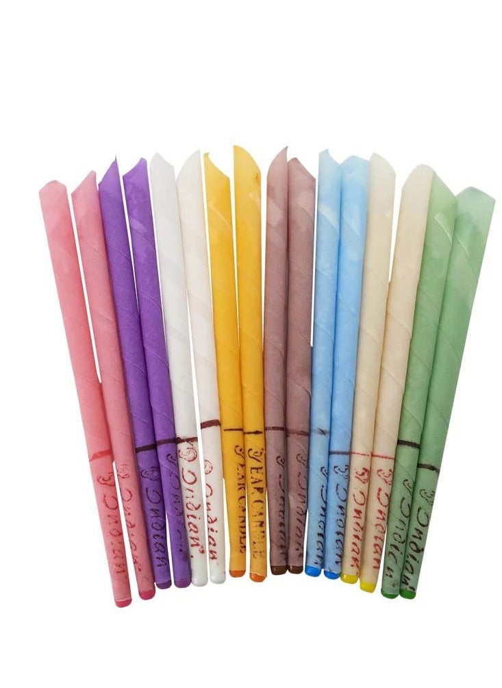 Ear Candles Wax Clean Removal Therapy Care Cone Relaxation Aromatherapy Pure Beeswax Ear Wax Candles