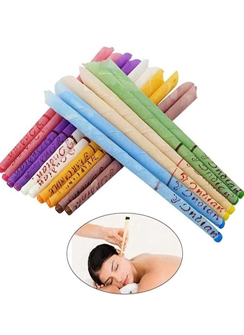 Ear Candles Wax Clean Removal Therapy Care Cone Relaxation Aromatherapy Pure Beeswax Ear Wax Candles