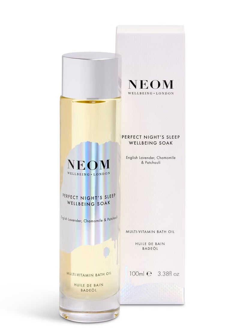 NEOM Perfect Night’s Sleep Wellbeing Soak Multi-Vitamin Bath Oil 100ml