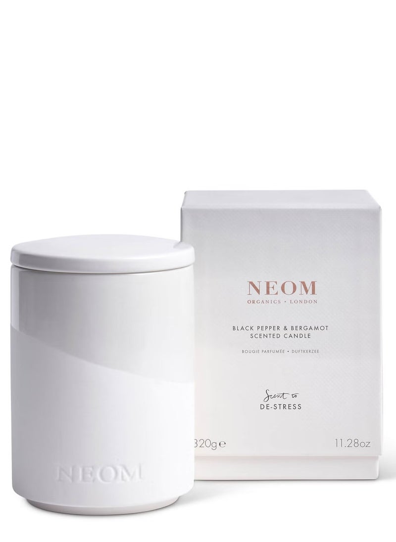 NEOM Black Pepper and Bergamot Scented Candle 320g