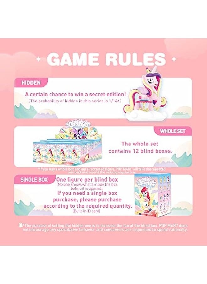 POP MART Compatible for Hasbro My Little Pony Leisure Afternoon Series Whole Set(12Boxes) 2.5 inches Premium Design gifts for women Fan-Favorite blind box Collectible Toy Toy