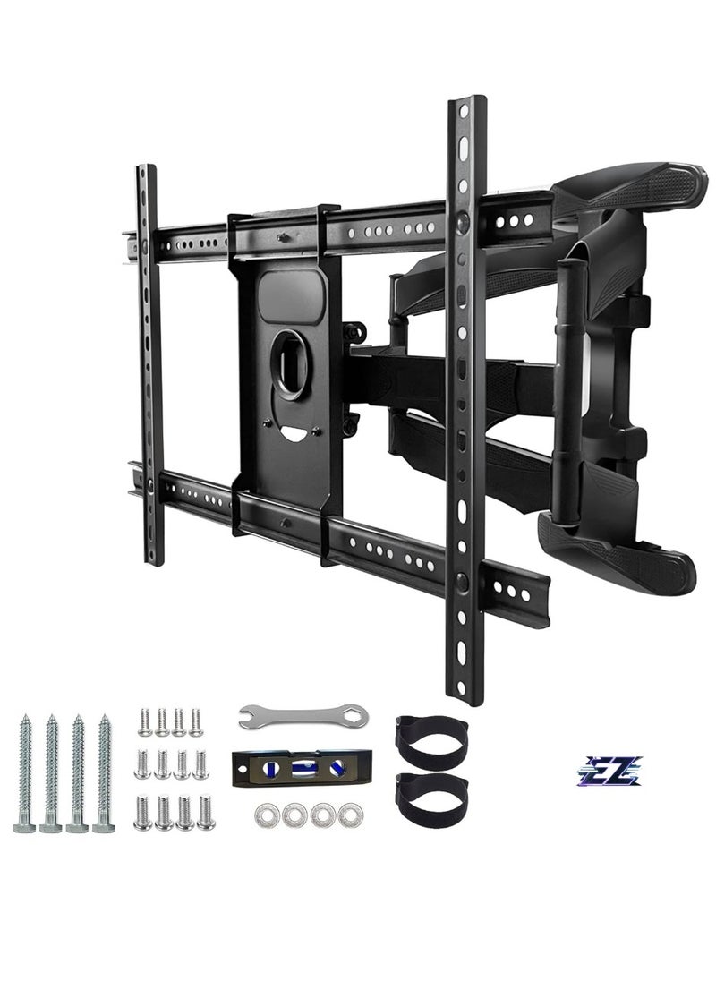 Adjustable, Tilting and Swivelling TV Wall Mount VESA 400 x 600 Max (32-75 Inches) - 50 kg Max TV Bracket for Curved Flat TVs and Monitors - TV Mount, Tilt, Swivel