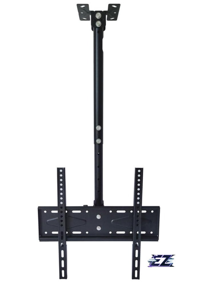 Ceiling TV Mount Adjustable Bracket Fits Most Plasma Flat Screen Display LED LCD OLED TVs 26 to 55 inch, Mounting Holes 400x400mm