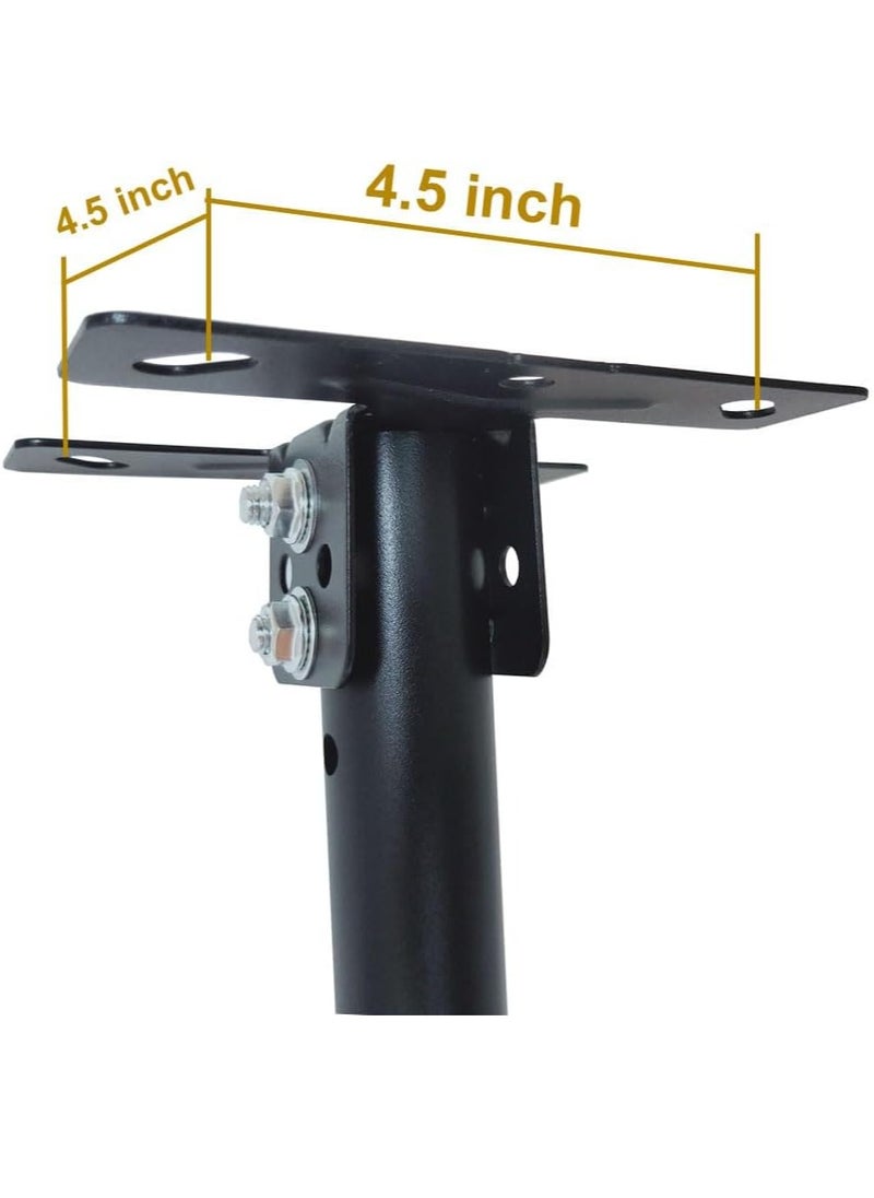 Ceiling TV Mount Adjustable Bracket Fits Most Plasma Flat Screen Display LED LCD OLED TVs 26 to 55 inch, Mounting Holes 400x400mm