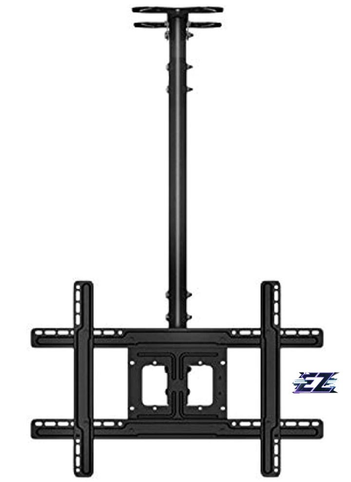 Universal TV Ceiling Mount Bracket - VESA600x400mm, Fits 32-75in Up to 50Kg - Black