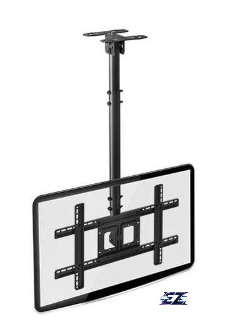 Universal TV Ceiling Mount Bracket - VESA600x400mm, Fits 32-75in Up to 50Kg - Black