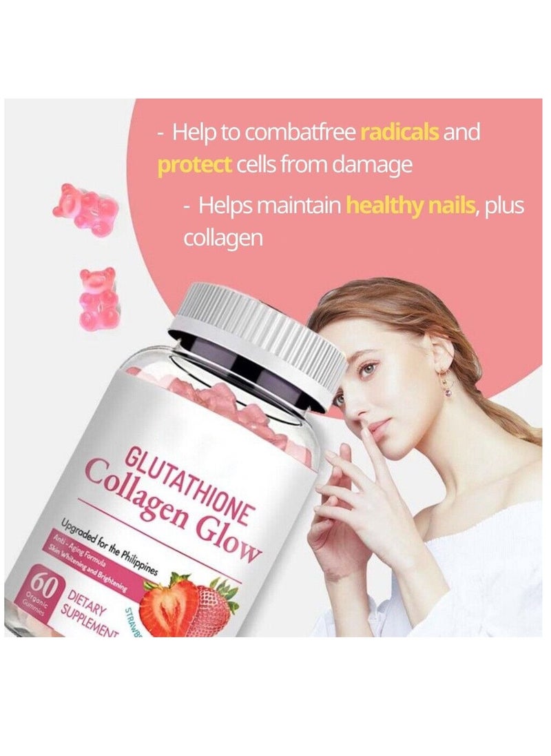 Nature Glow Glutathione Collagen Glow Strawberry Flavor