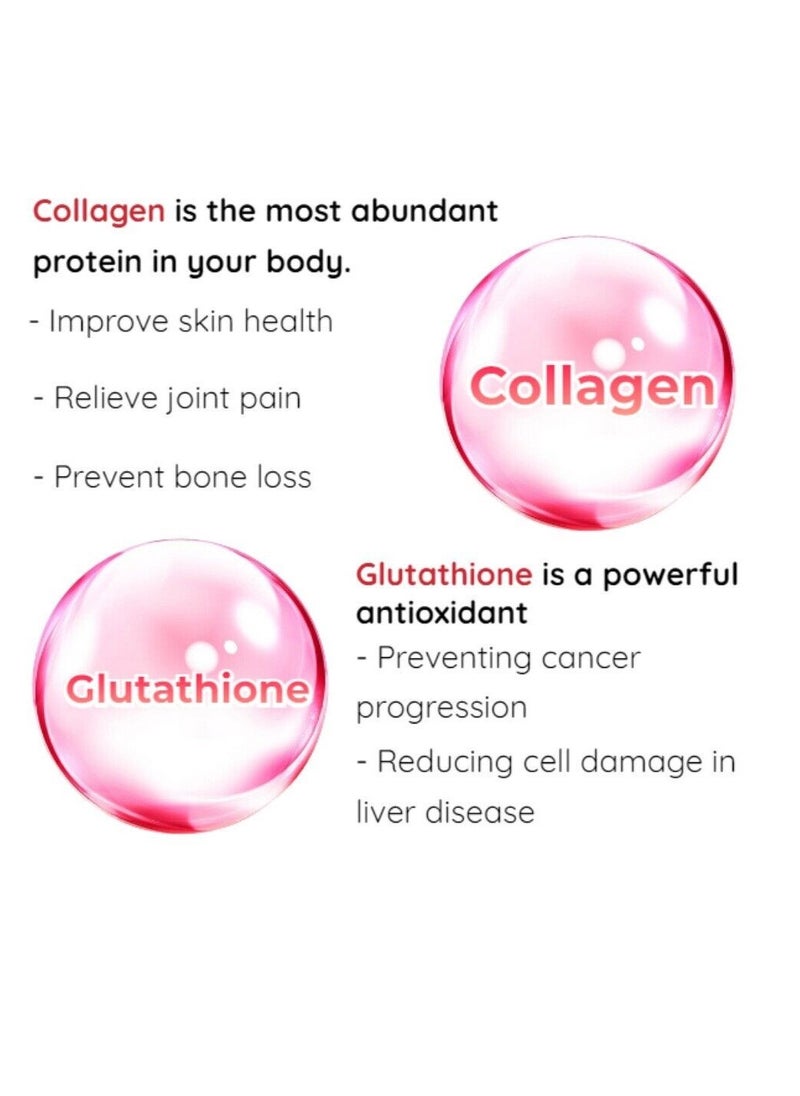 Nature Glow Glutathione Collagen Glow Strawberry Flavor