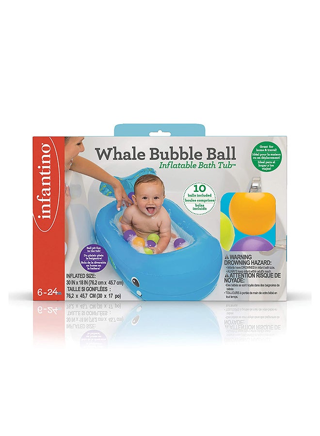 Bubble Bath Inflatable Tub - Whale