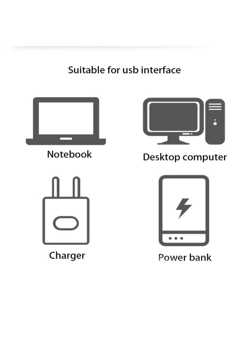 Usb Plug Lamp Mini Night Light Computer Mobile Power Charging Small Book Lamps Led Eye Protection Reading Desk White Light