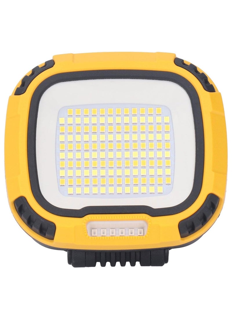 Portable LED Work Light with Rechargeable Battery, Multiple Lighting Modes, and IP44 Waterproof for Outdoor Activities, Searchlight, and Emergency Light