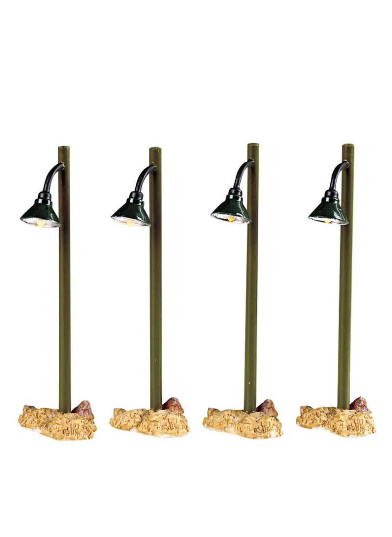 Lemax Rustic Street Lamp (Set of 4)